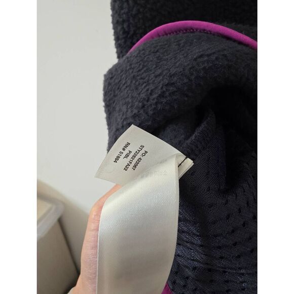 Patagonia Retro Pile Fleece Vest Full Zip Black Pink Blue Men’s Size M - Picture 7 of 9